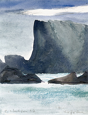 Emil Wachter, Lofoten